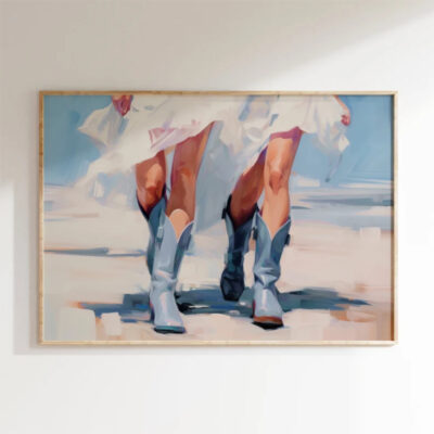 blue cowgirl boots